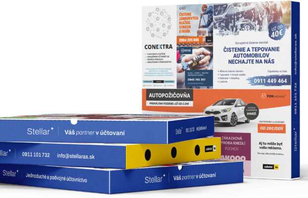 Reklama na krabiciach na pizzu – Nová Éra Marketingu
